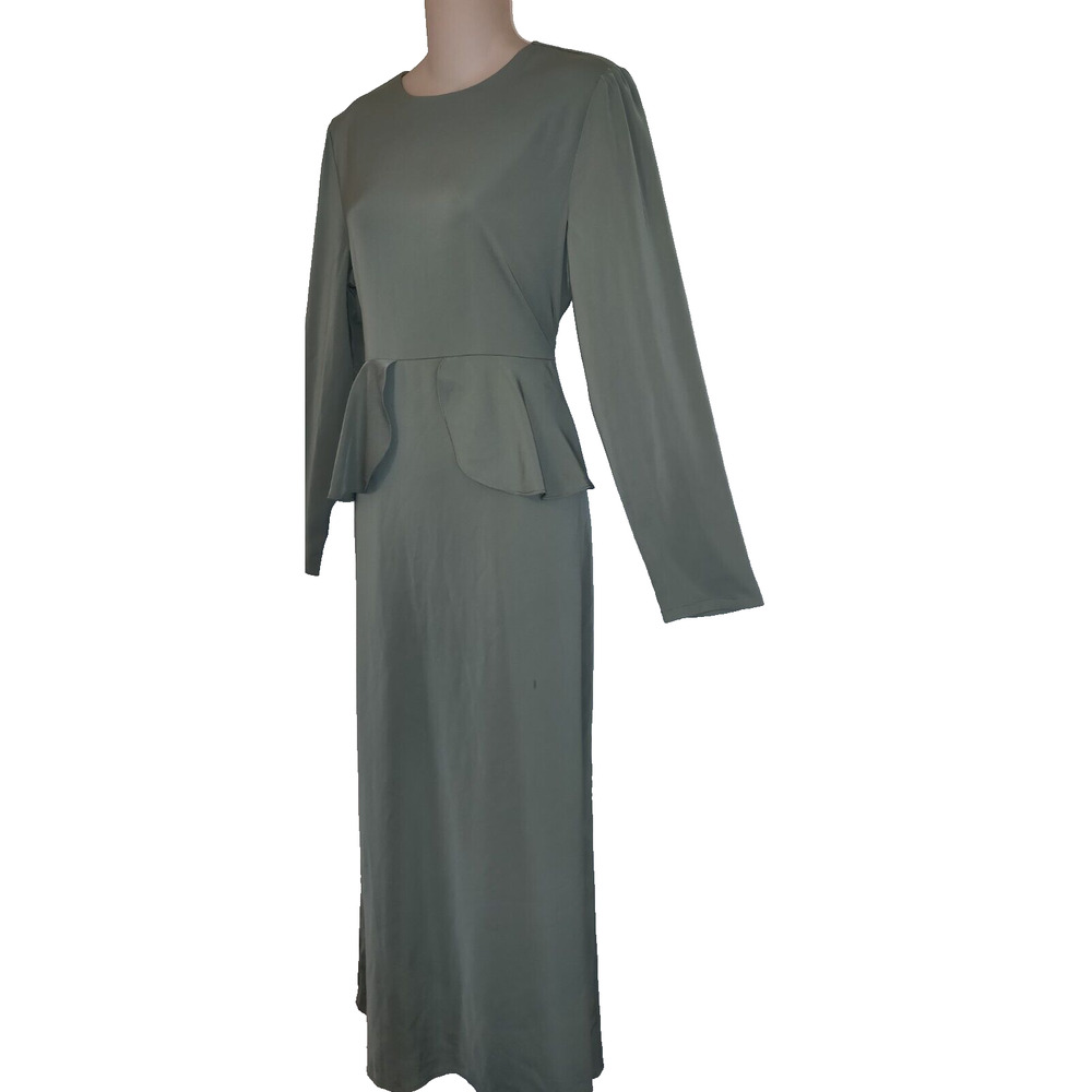 VEILED COLLECTION Green Dress First Sample Yunya Garments SIZE M Medium NEW NWT - Picture 4 of 16